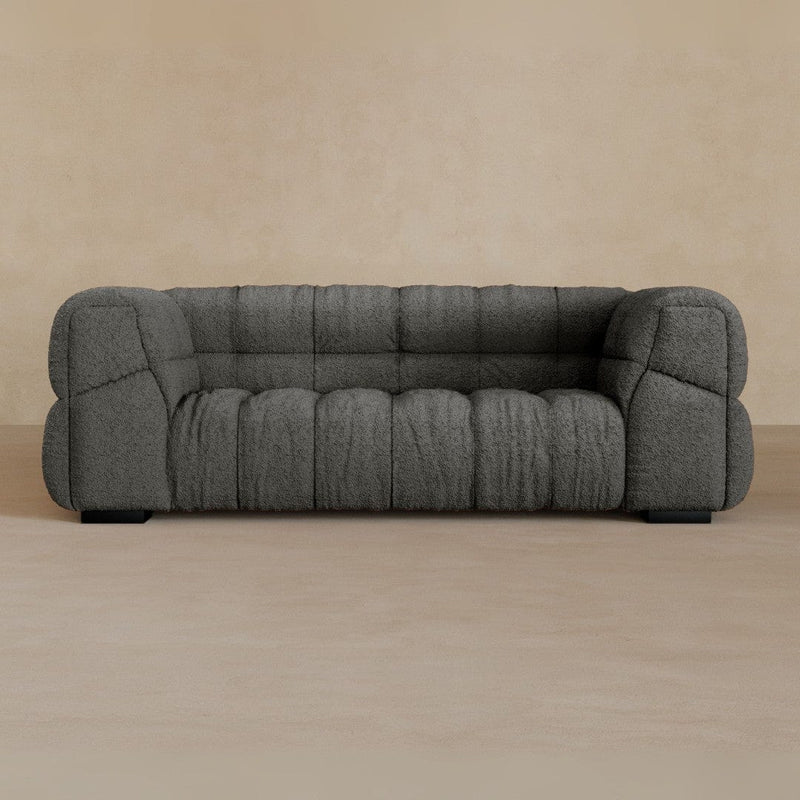 2 Seater 71 Inches-Boucle-Graphite