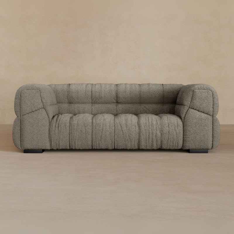 2 Seater 71 Inches-Boucle-Greige