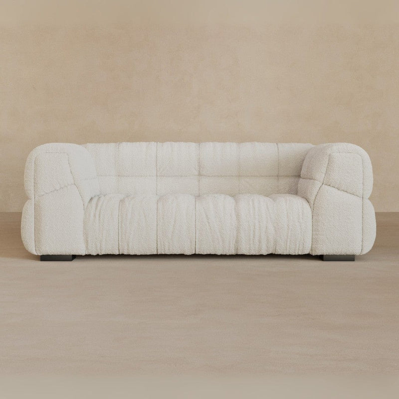 2 Seater 71 Inches-Boucle-Ivory