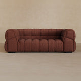 2 Seater 71 Inches-Boucle-Oxblood