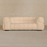 2 Seater 71 Inches-Full Grain Leather-Chalk