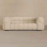 2 Seater 71 Inches-Linen Blend-Alabaster