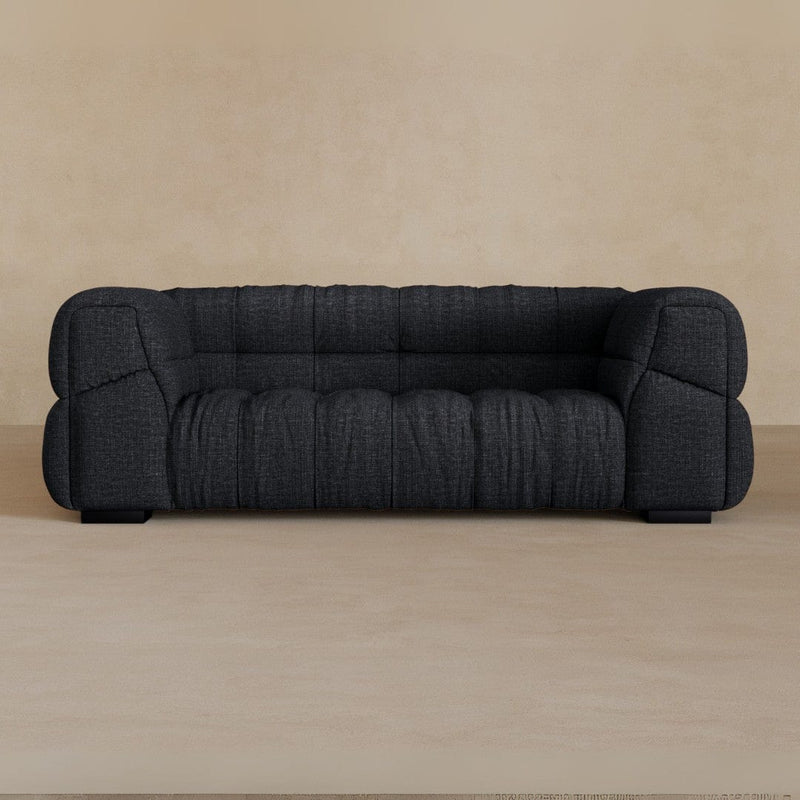 2 Seater 71 Inches-Linen Blend-Ink