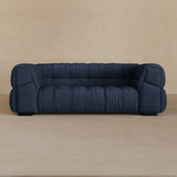 2 Seater 71 Inches-Linen Blend-Navy
