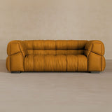 2 Seater 71 Inches-Top Grain Leather-Camel