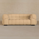 2 Seater 71 Inches-Top Grain Leather-Fawn