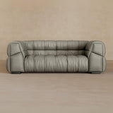 2 Seater 71 Inches-Top Grain Leather-Greige
