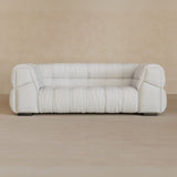 2 Seater 71 Inches-Top Grain Leather-Ivory