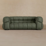 2 Seater 71 Inches-Top Grain Leather-Sage