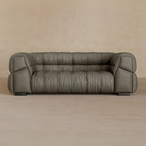 2 Seater 71 Inches-Top Grain Leather-Stone