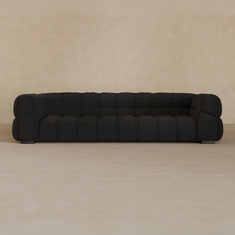 3 Seater 9ft-Boucle-Charcoal