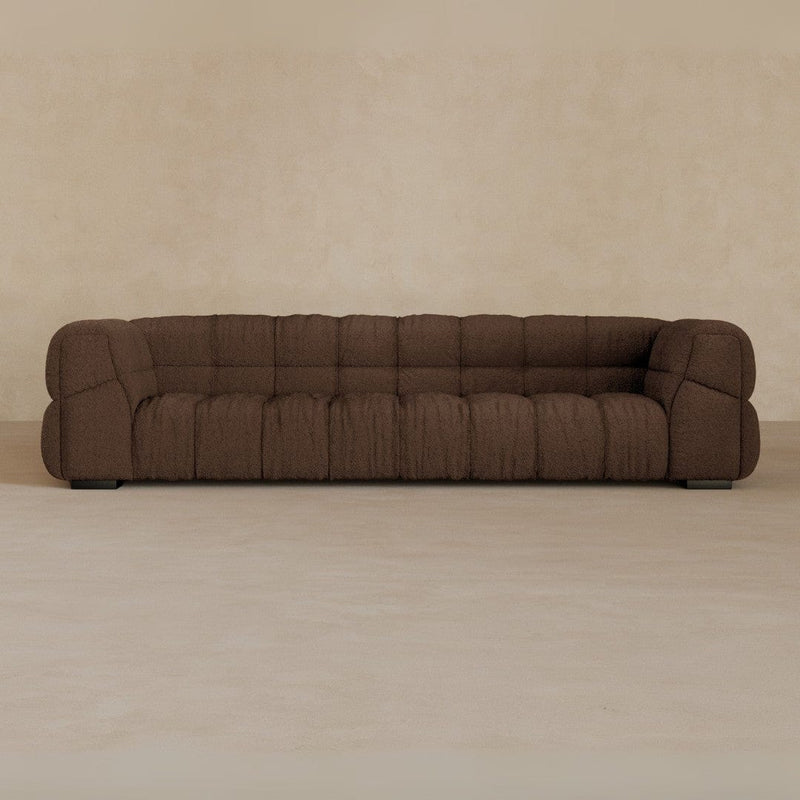 3 Seater 9ft-Boucle-Espresso