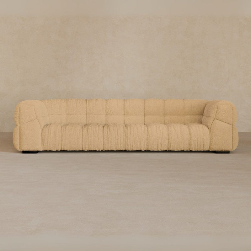 3 Seater 9ft-Boucle-Fawn