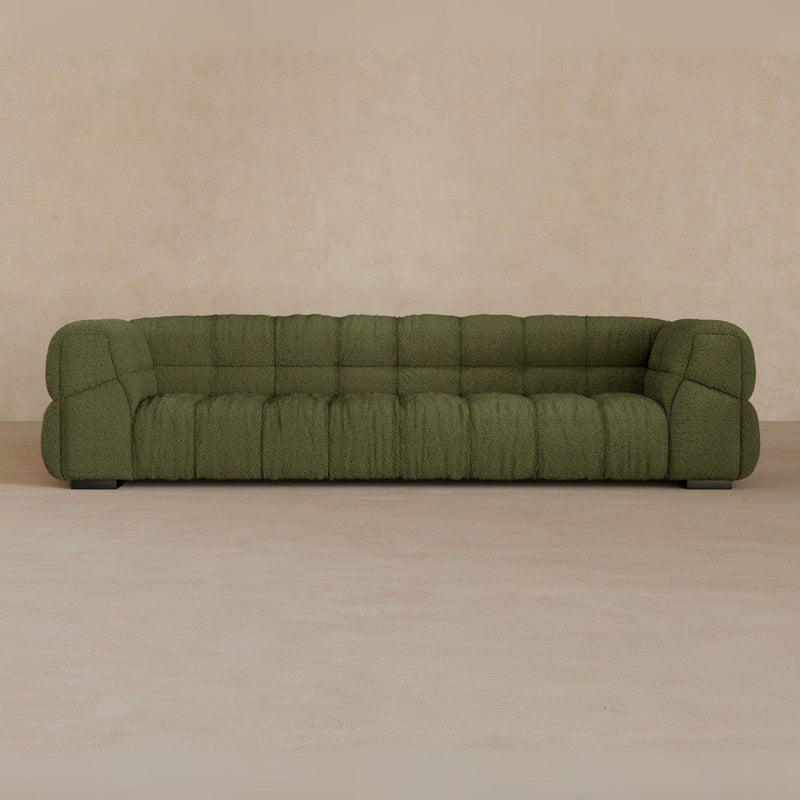 3 Seater 9ft-Boucle-Olive