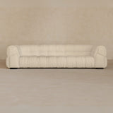 3 Seater 9ft-Full Grain Leather-Alabaster