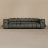 3 Seater 9ft-Full Grain Leather-Graphite
