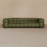 3 Seater 9ft-Full Grain Leather-Olive
