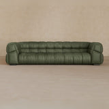 3 Seater 9ft-Full Grain Leather-Sage