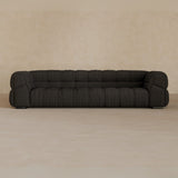 3 Seater 9ft-Linen Blend-Charcoal
