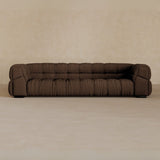 3 Seater 9ft-Linen Blend-Espresso