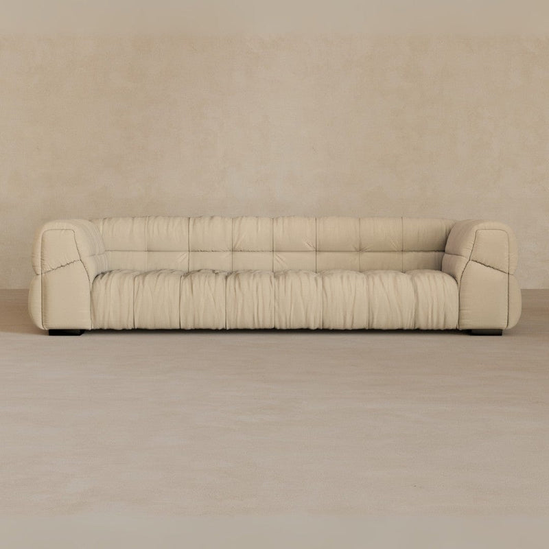 3 Seater 9ft-Linen Blend-Natural