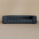 3 Seater 9ft-Linen Blend-Navy