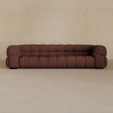 3 Seater 9ft-Linen Blend-Oxblood