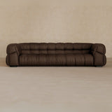 3 Seater 9ft-Top Grain Leather-Espresso
