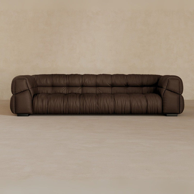 3 Seater 9ft-Top Grain Leather-Espresso