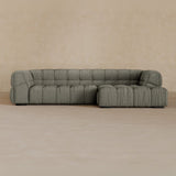 Left Chaise 111 Inches-Boucle-Greige