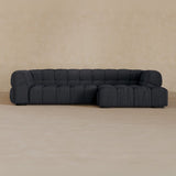 Left Chaise 111 Inches-Boucle-Ink