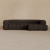 Left Chaise 111 Inches-Boucle-Mink