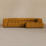 Left Chaise 133 Inches-Boucle-Camel