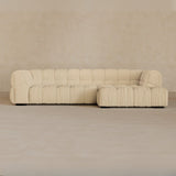 Left Chaise 133 Inches-Boucle-Linen