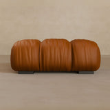 Ottoman-Full Grain Leather-Brandy