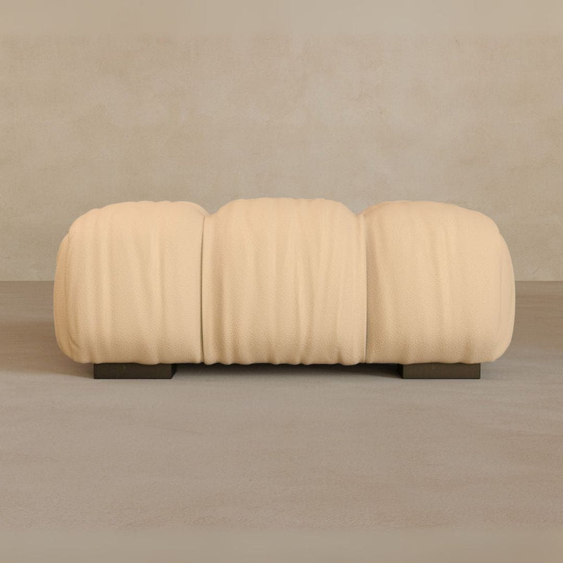 Ottoman-Full Grain Leather-Fawn