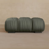 Ottoman-Full Grain Leather-Graphite