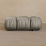 Ottoman-Full Grain Leather-Greige