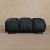 Ottoman-Full Grain Leather-Ink