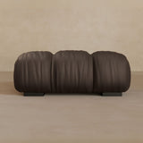 Ottoman-Full Grain Leather-Mink