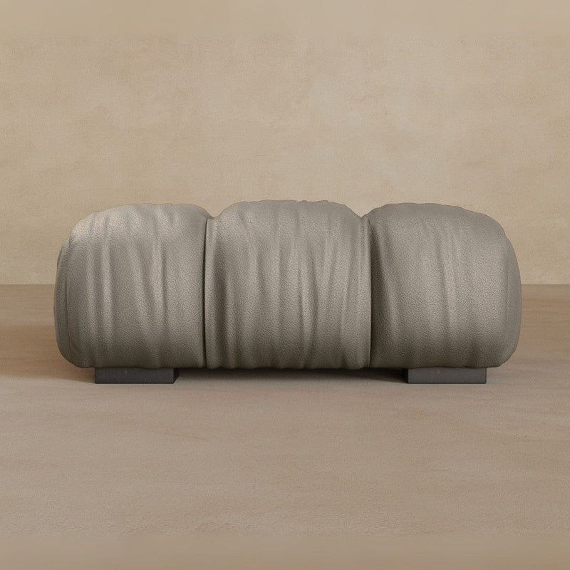 Ottoman-Top Grain Leather-Greige 4c9a7ec1-a380-4225-a296-5b8ede6a7f64