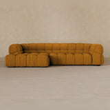 Right Chaise 111 Inches-Boucle-Camel