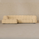Right Chaise 111 Inches-Boucle-Fawn