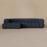 Right Chaise 111 Inches-Boucle-Navy
