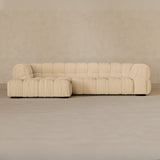 Right Chaise 111 Inches-Boucle-Shell