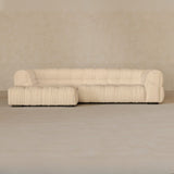 Right Chaise 111 Inches-Full Grain Leather-Shell