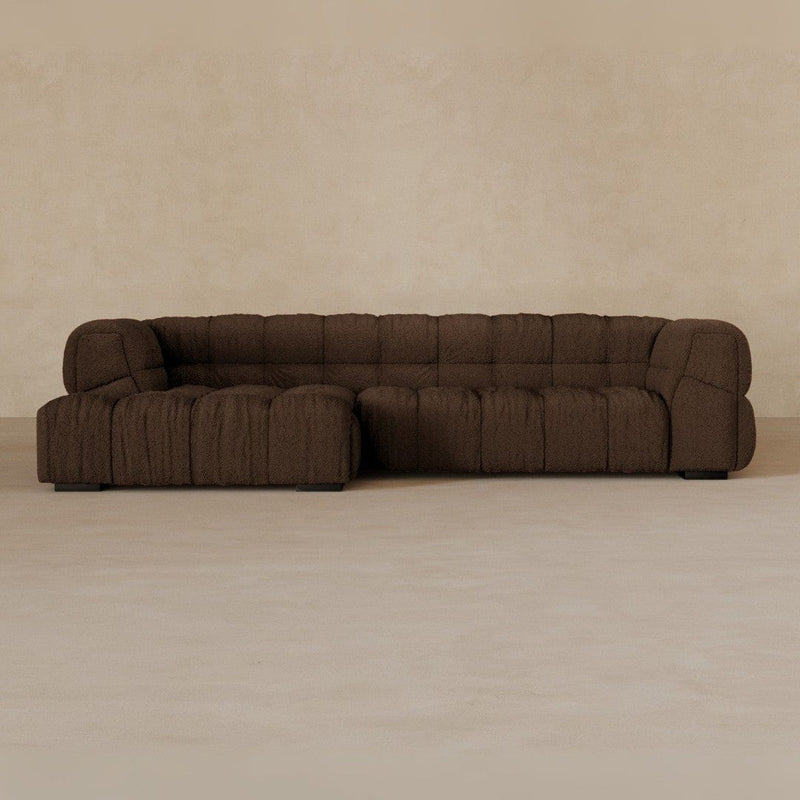 Right Chaise 133 Inches-Boucle-Ink 2