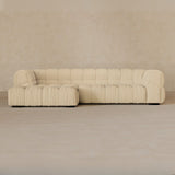 Right Chaise 133 Inches-Boucle-Linen