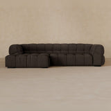 Right Chaise 133 Inches-Boucle-Mink