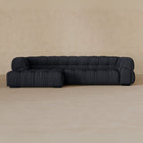 Right Chaise 133 Inches-Linen Blend-Ink